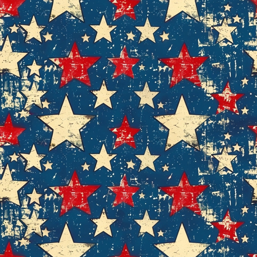 Patriotic Pattern 1 Minky Fabric