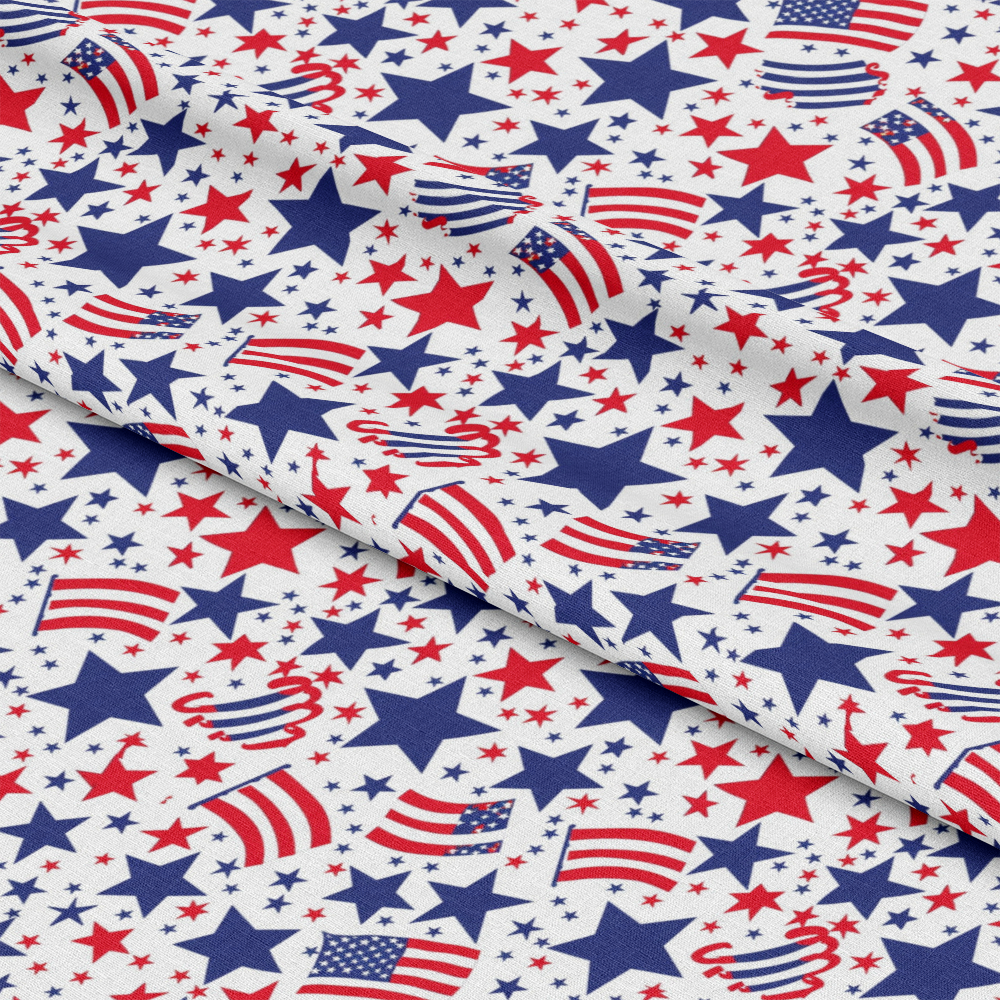 Patriotic Pattern 20 Quilting Cotton Fabric