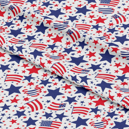 Patriotic Pattern 20 Quilting Cotton Fabric