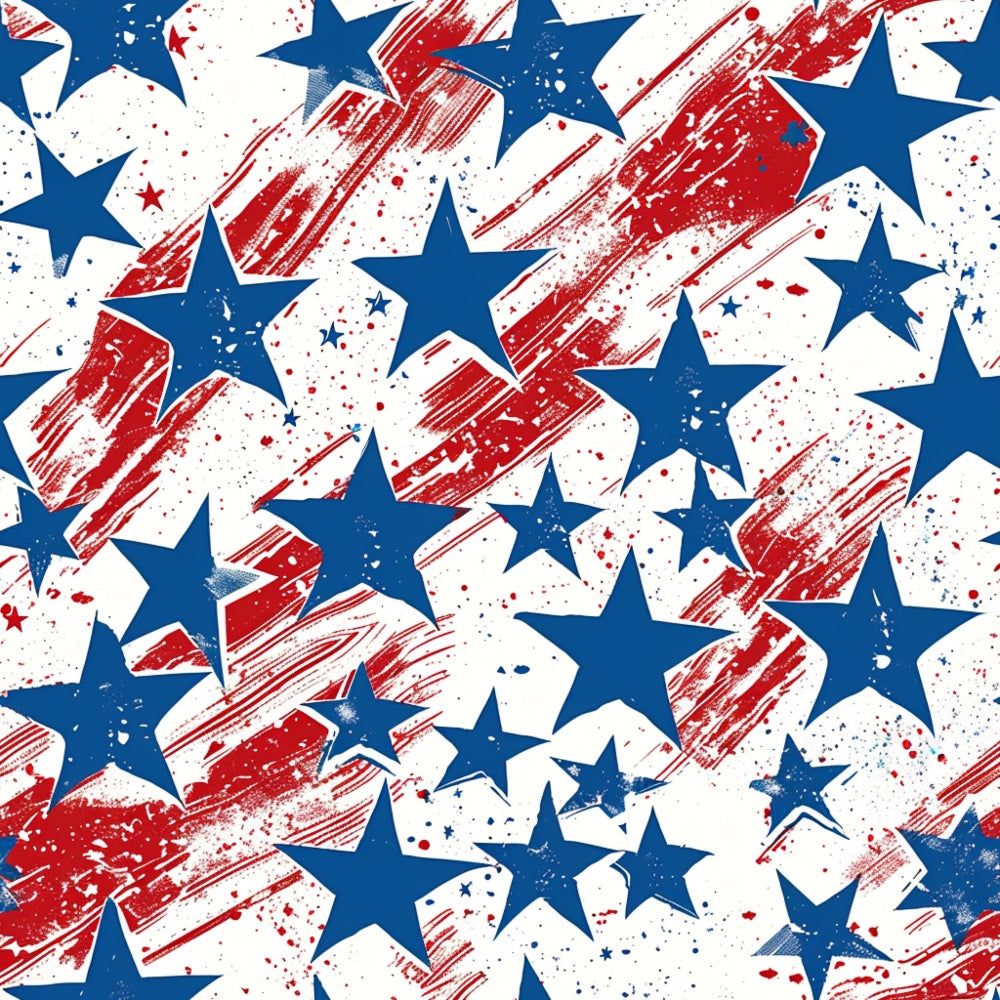 Patriotic Pattern 23 Minky Fabric