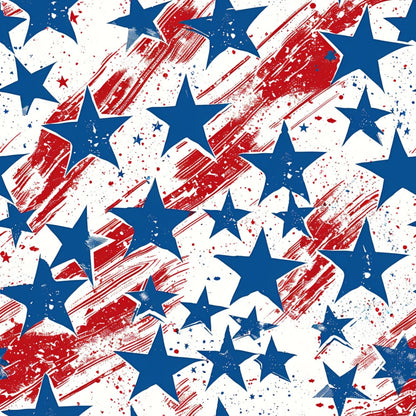 Patriotic Pattern 23 Minky Fabric