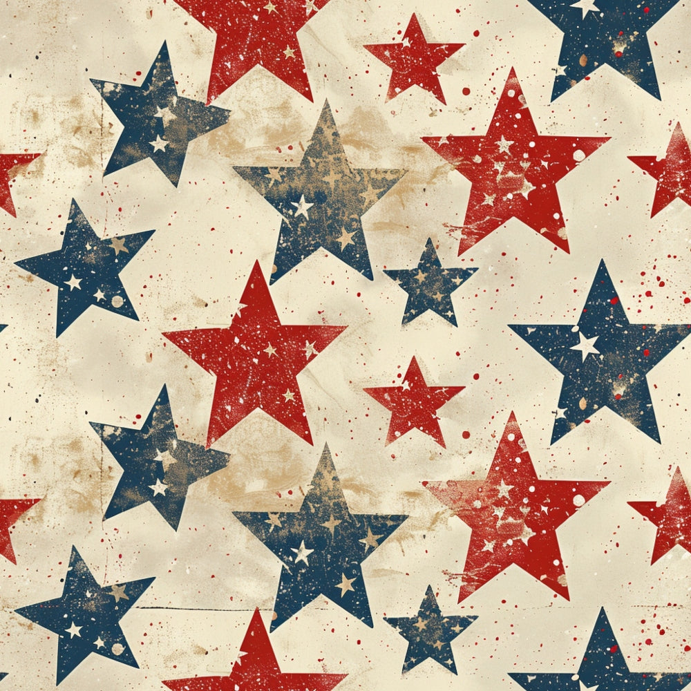 Patriotic Pattern 25 Minky Fabric