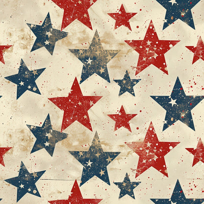 Patriotic Pattern 25 Minky Fabric