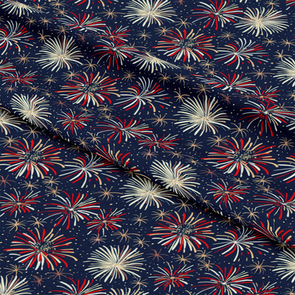 Patriotic Pattern 2 Quilting Cotton Fabric
