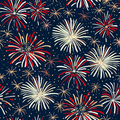 Patriotic Pattern 2 Minky Fabric