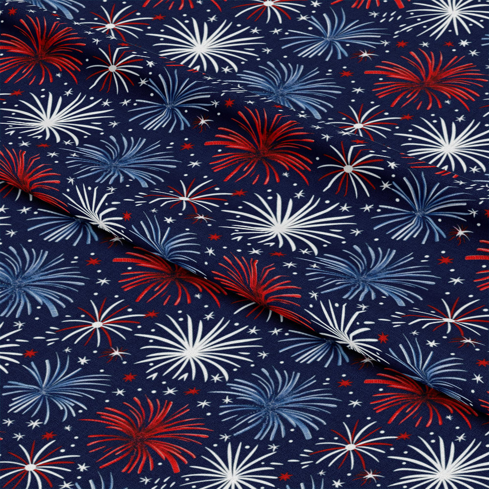 Patriotic Pattern 3 Quilting Cotton Fabric