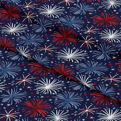 Patriotic Pattern 3 Quilting Cotton Fabric
