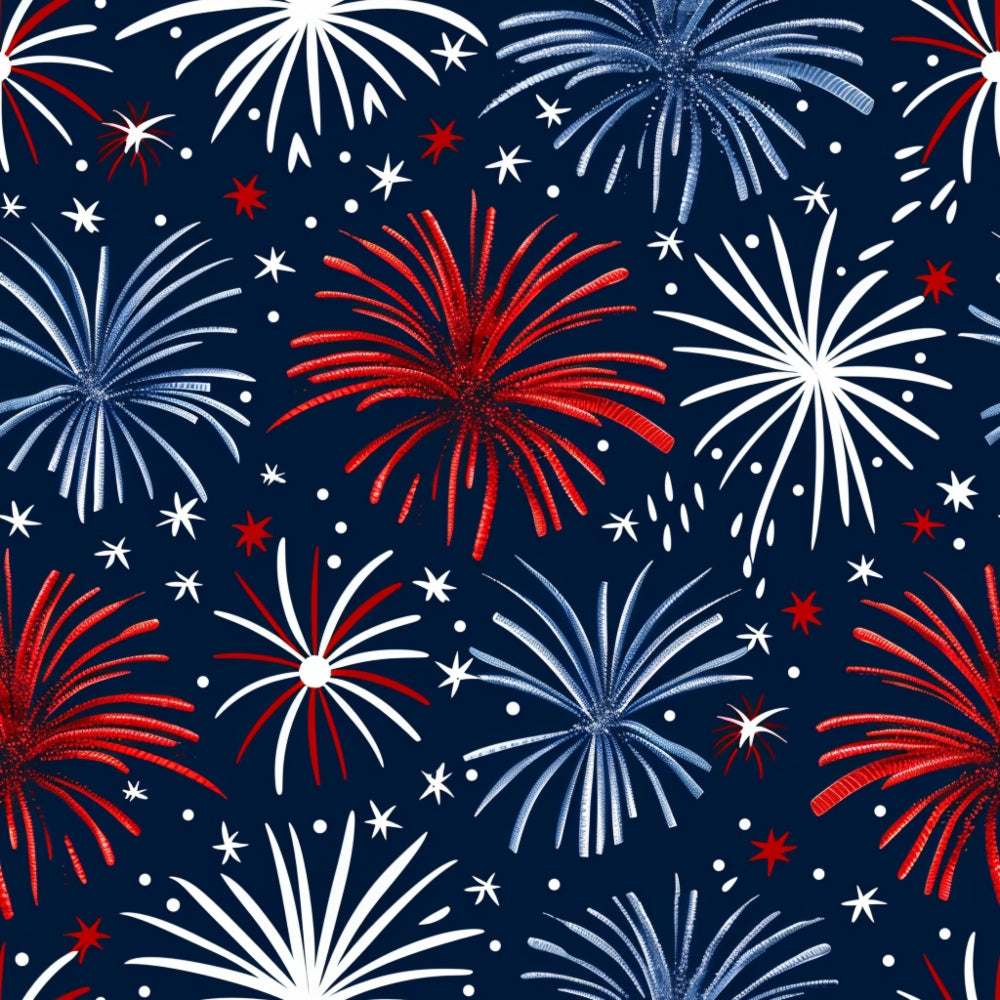 Patriotic Pattern 3 Minky Fabric
