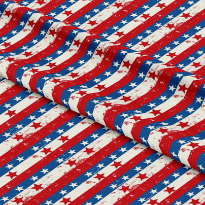 Patriotic Pattern 4 Quilting Cotton Fabric