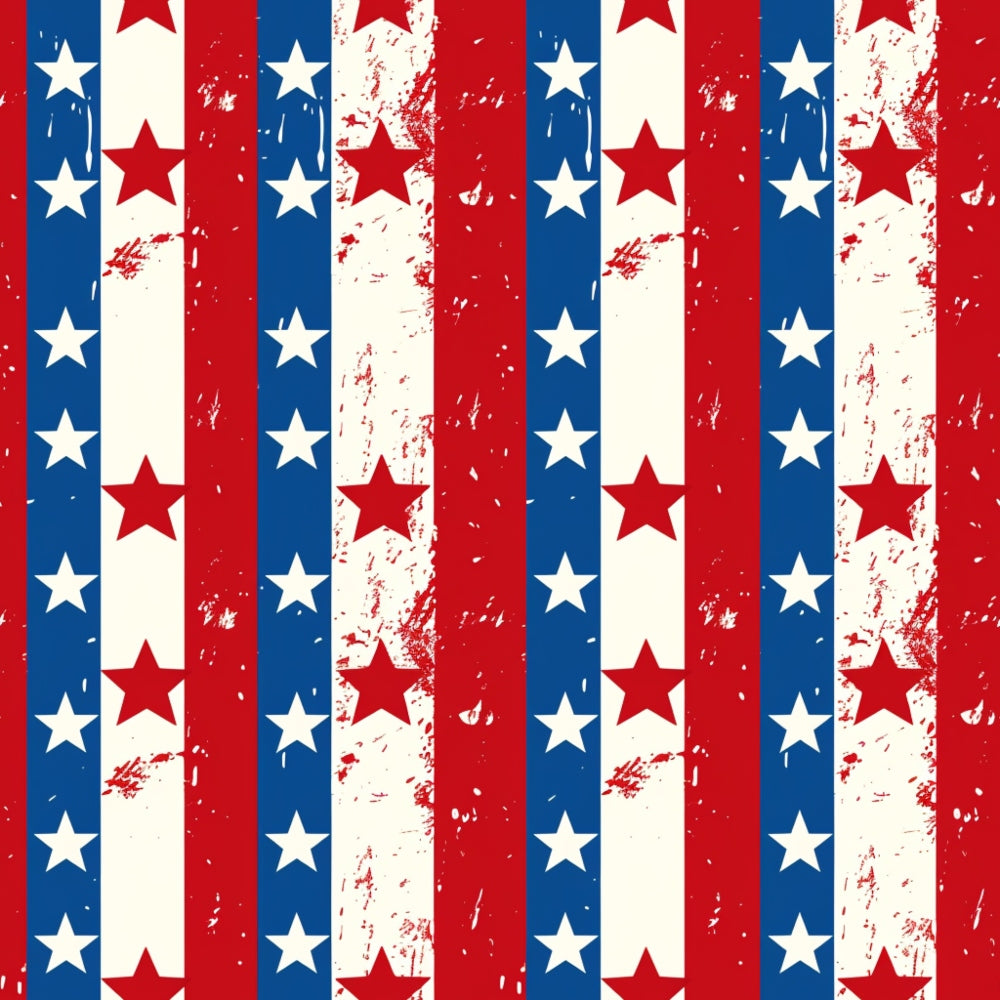 Patriotic Pattern 4 Minky Fabric