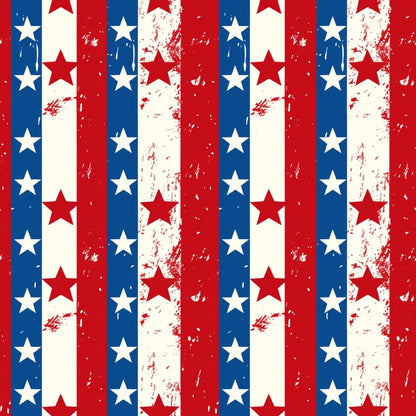 Patriotic Pattern 4 Minky Fabric