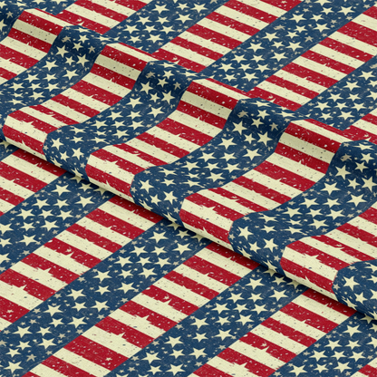 Patriotic Pattern 5 Quilting Cotton Fabric