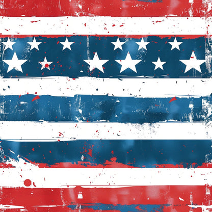 Patriotic Pattern 8 Minky Fabric