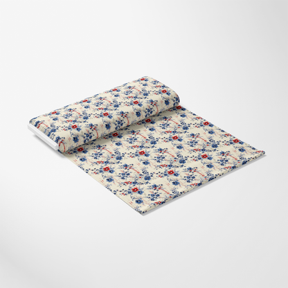 Patriotic Shabby Chic Pattern 10 Quilting Cotton Fabric