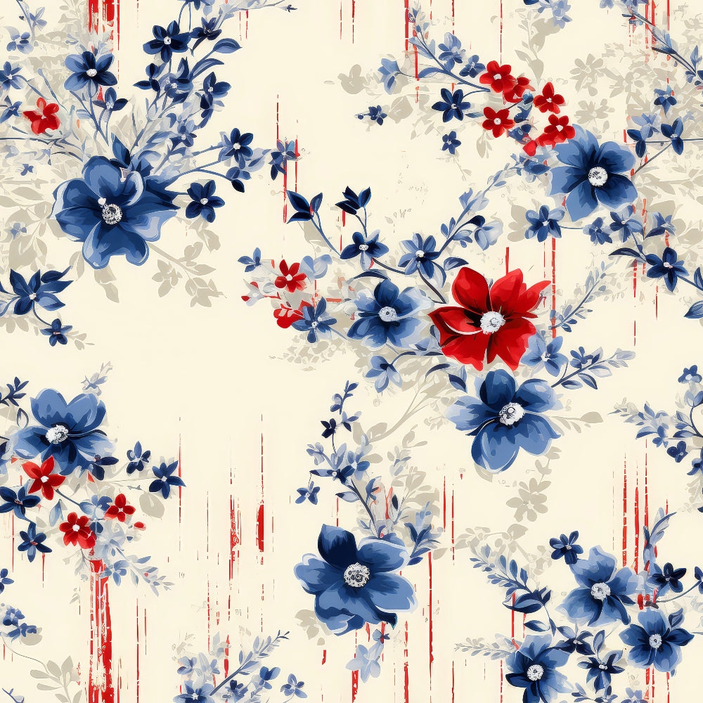 Liberty Blooms Pattern 10 Minky Fabric