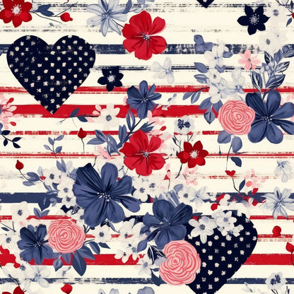 Liberty Blooms Pattern 12 Minky Fabric