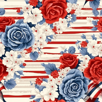 Liberty Blooms Pattern 2 Minky Fabric