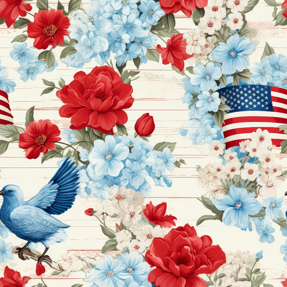 Liberty Blooms Pattern 5 Minky Fabric