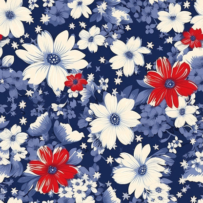Liberty Blooms Pattern 6 Minky Fabric