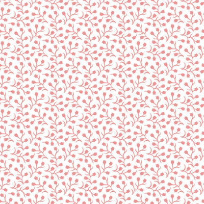 Peach Puff Ditsy Flowers Quilting Cotton Fabric