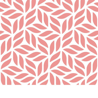 Peach Puff Leaves Quilting Cotton Fabric