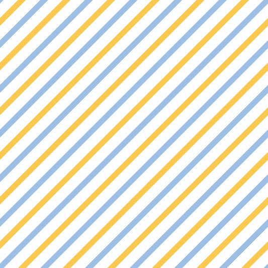Periwinkle Dreams Stripes Quilting Cotton Fabric