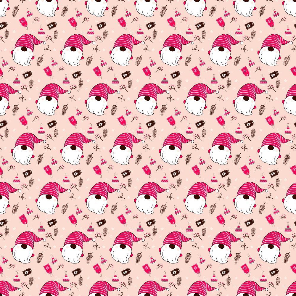 Rosy Yuletide Pattern 13 Minky Fabric