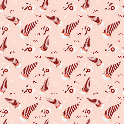 Rosy Yuletide Pattern 14 Minky Fabric