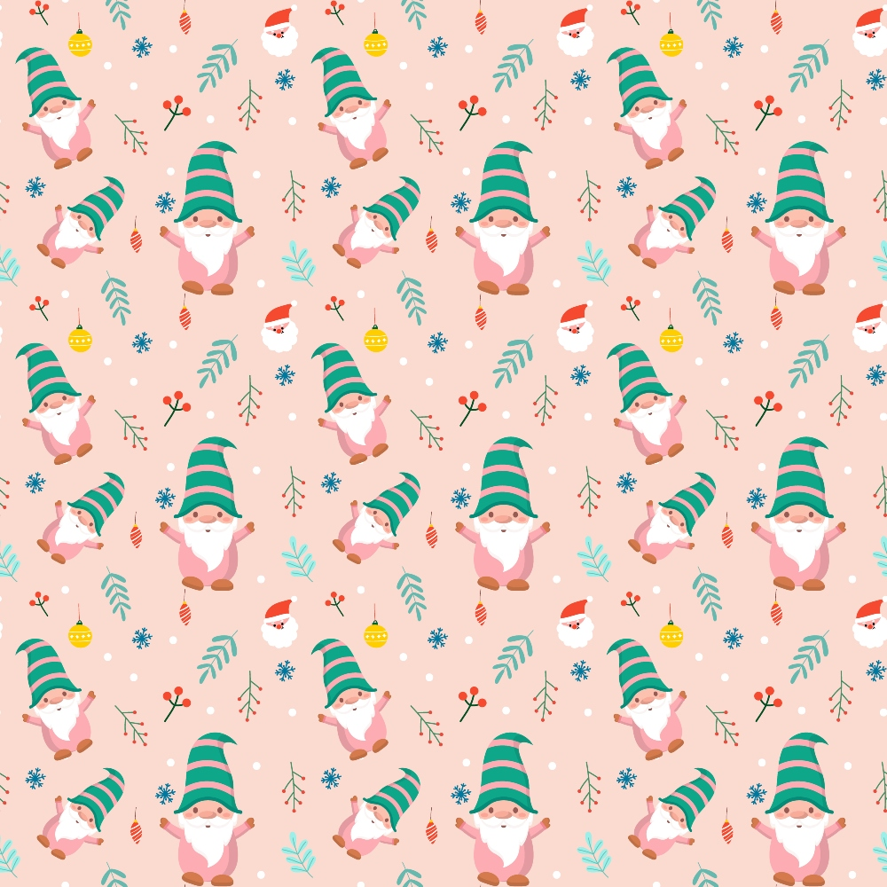 Rosy Yuletide Pattern 16 Minky Fabric