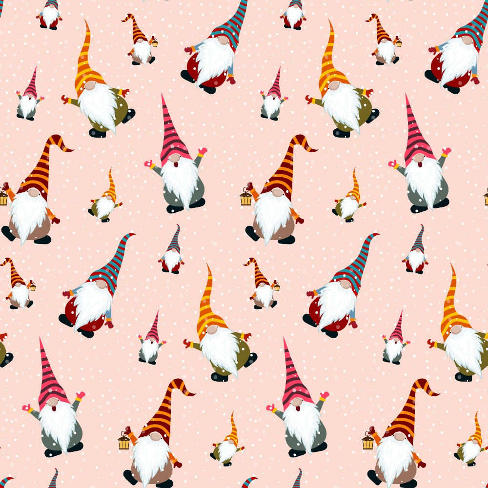 Rosy Yuletide Pattern 6 Minky Fabric