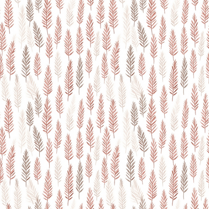 Blush Snowfall Pattern 11 Minky Fabric