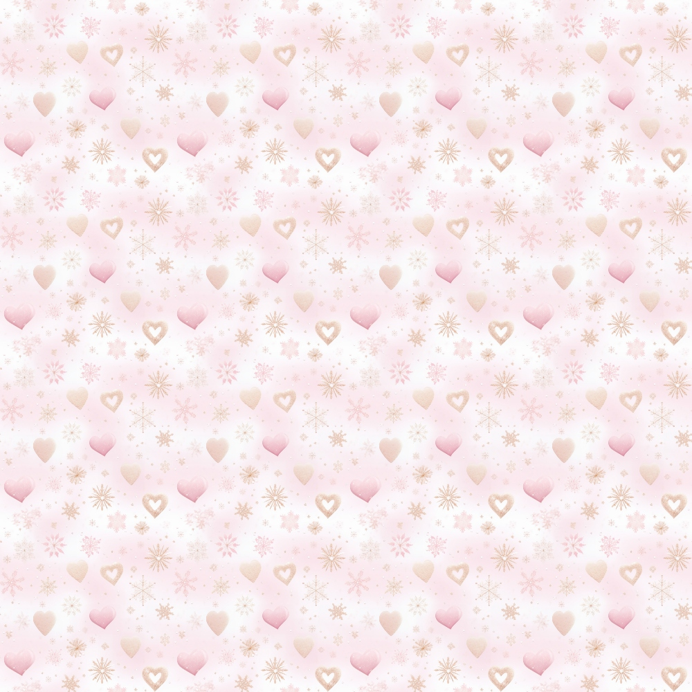 Blush Snowfall Pattern 12 Minky Fabric