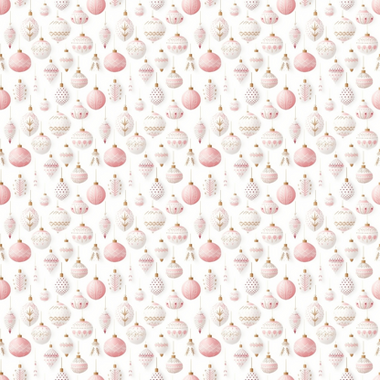 Blush Snowfall Pattern 13 Minky Fabric