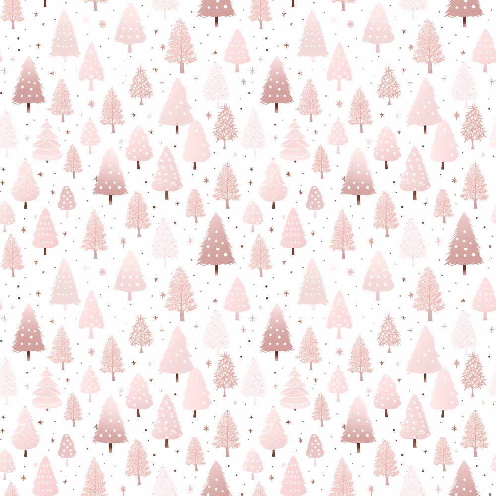 Blush Snowfall Pattern 14 Minky Fabric