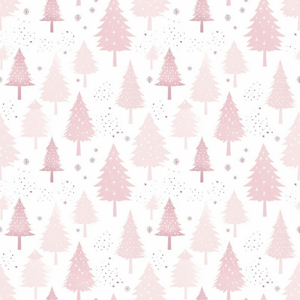 Blush Snowfall Pattern 15 Minky Fabric