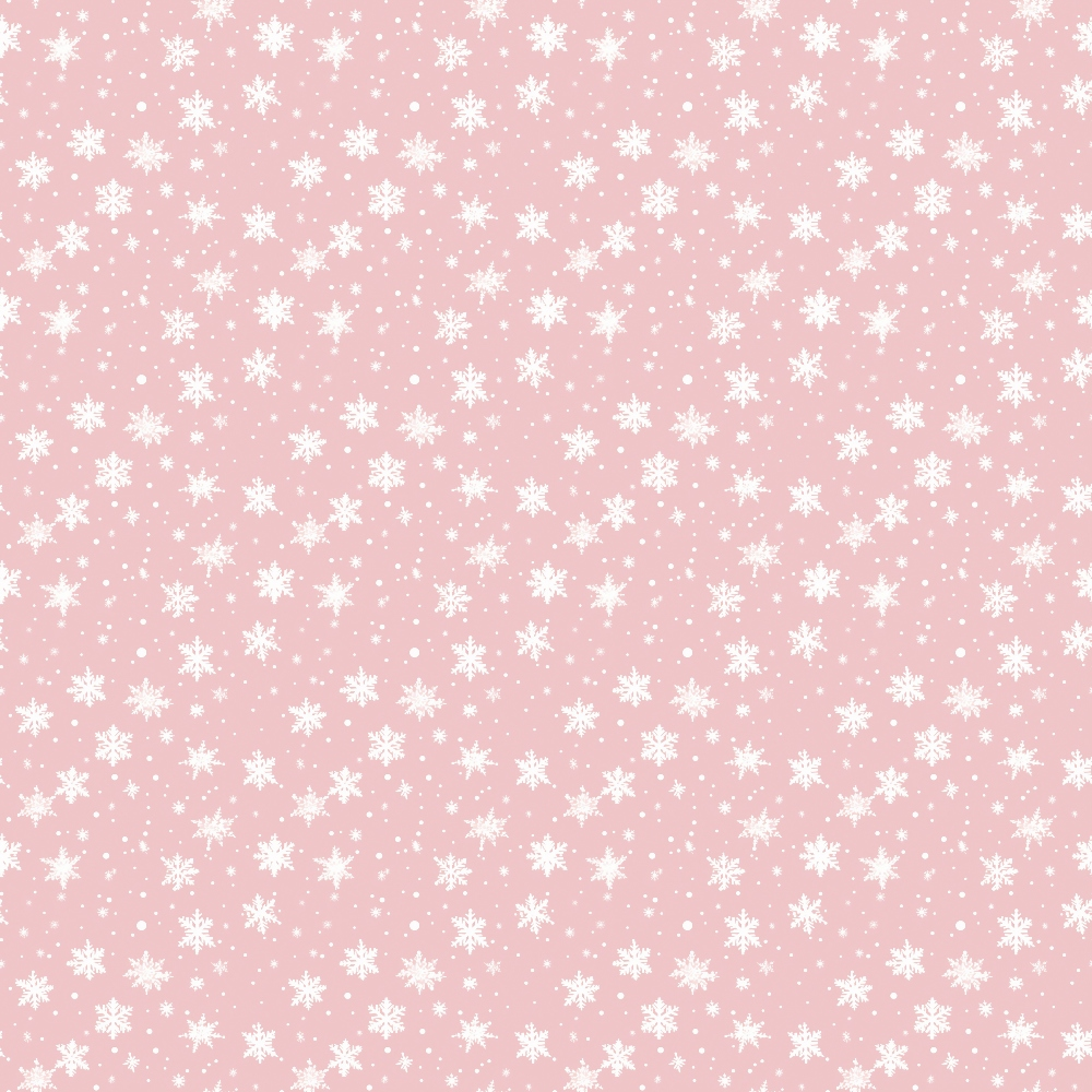 Blush Snowfall Pattern 1 Minky Fabric