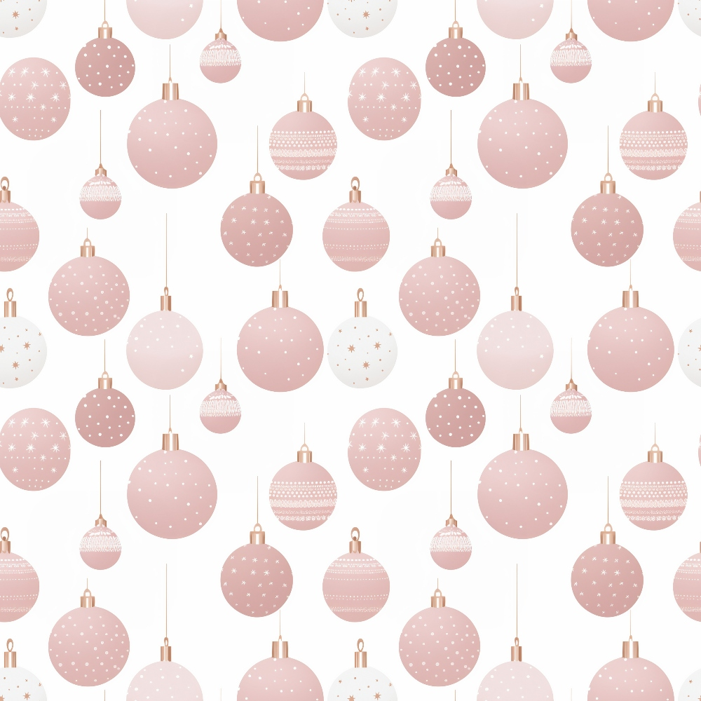 Blush Snowfall Pattern 3 Minky Fabric