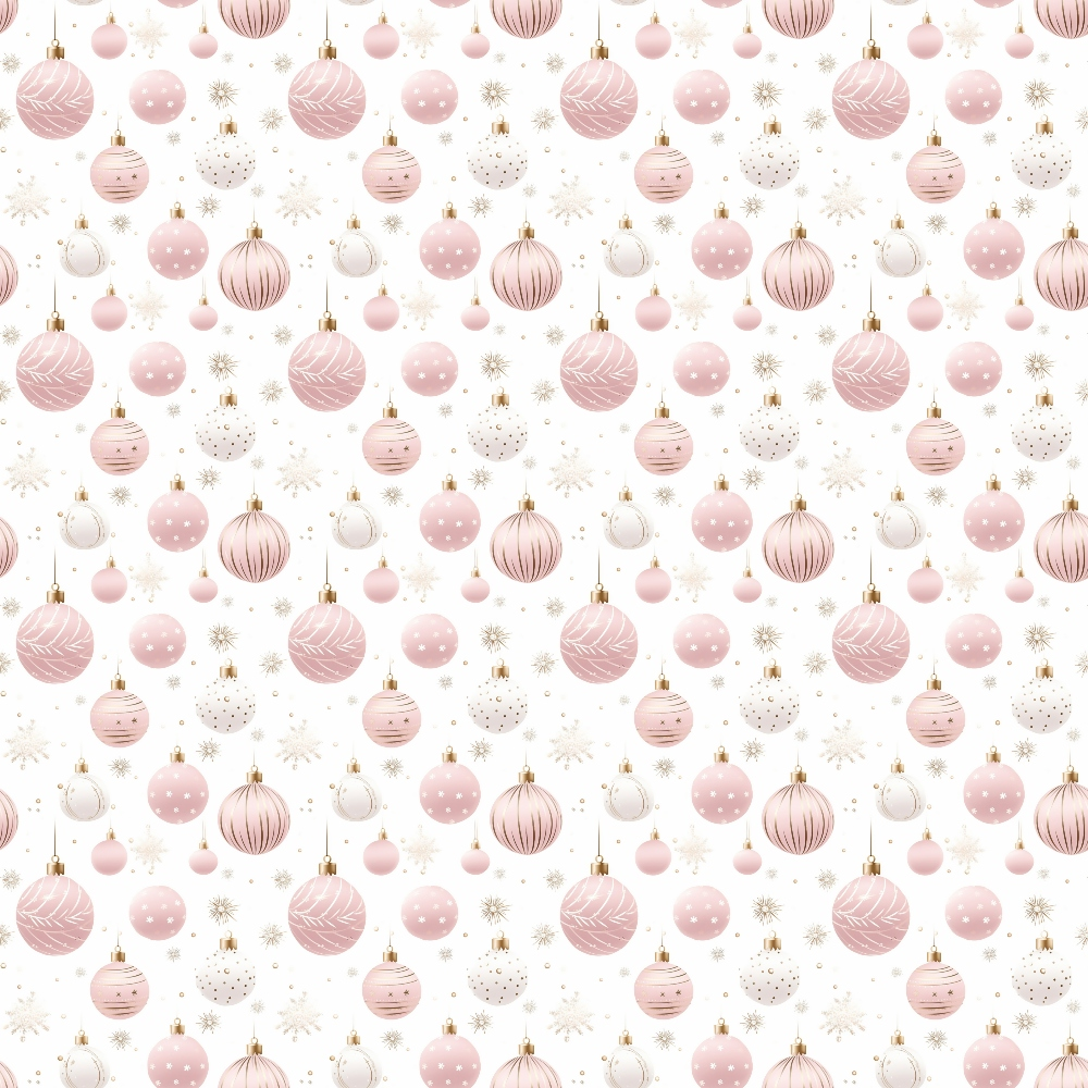 Blush Snowfall Pattern 4 Minky Fabric