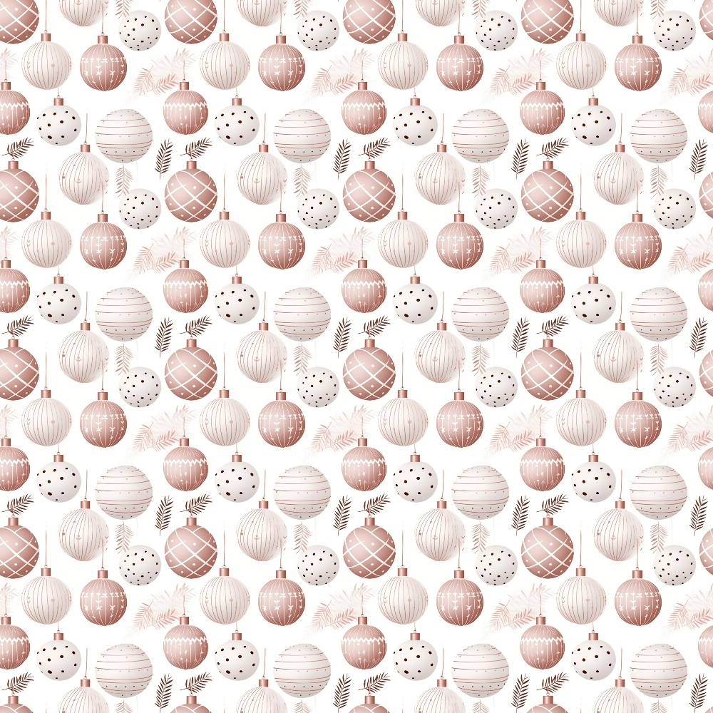 Blush Snowfall Pattern 6 Minky Fabric