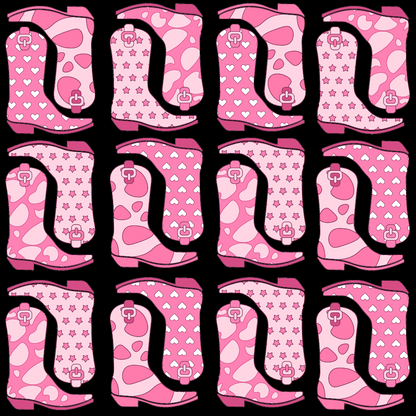 Rodeo Sweetheart Pattern 3 Minky Fabric