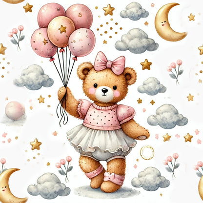 Sweet Dreams Pattern 12 Minky Fabric