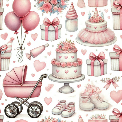 Sweet Dreams Pattern 1 Minky Fabric