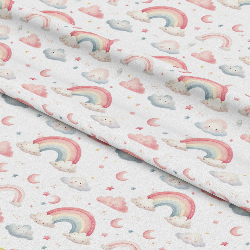 Pink Teddy Bears Pattern 4 Quilting Cotton Fabric