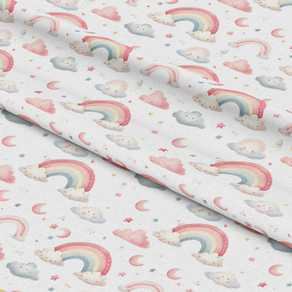Pink Teddy Bears Pattern 4 Quilting Cotton Fabric