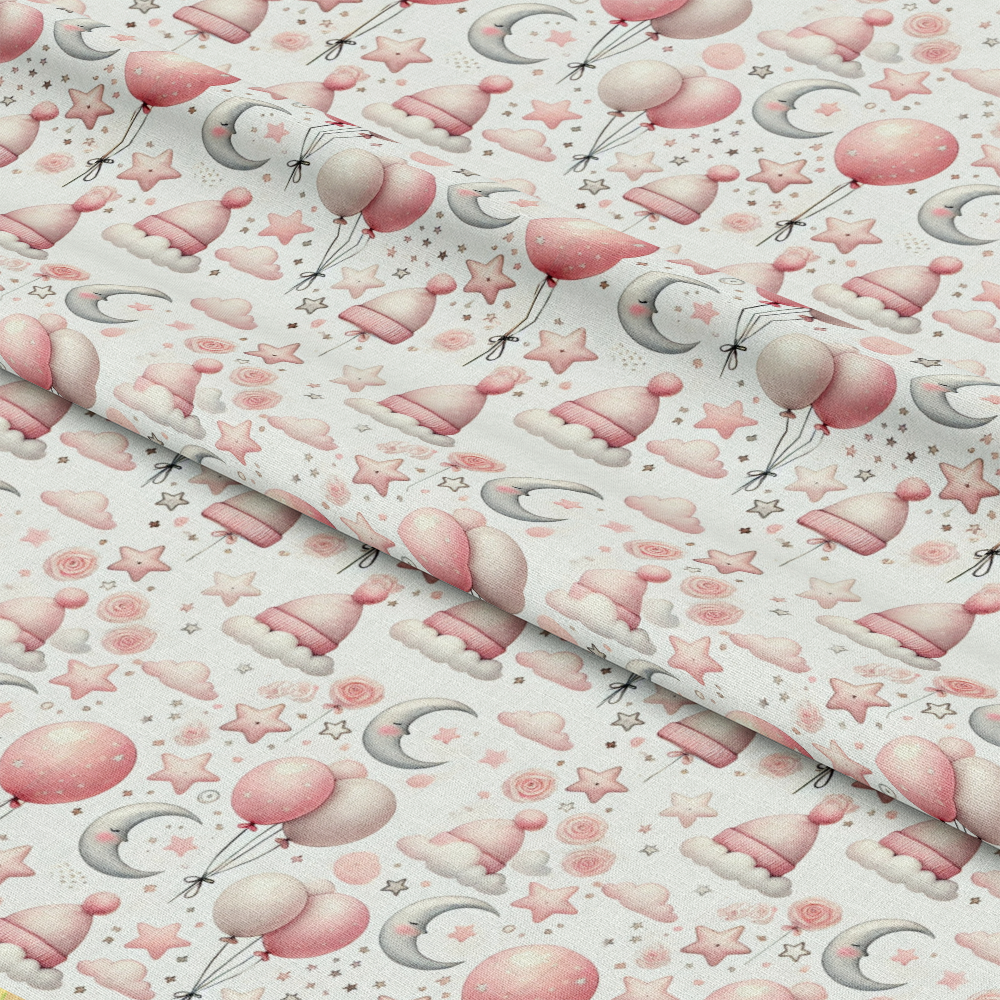 Pink Teddy Bears Pattern 8 Quilting Cotton Fabric