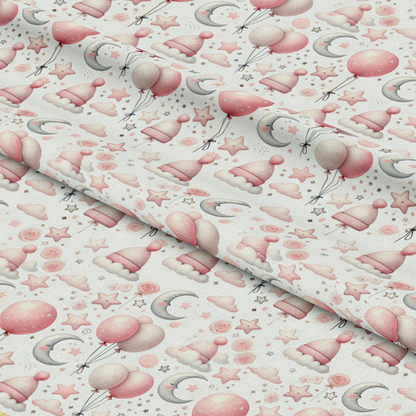 Pink Teddy Bears Pattern 8 Quilting Cotton Fabric