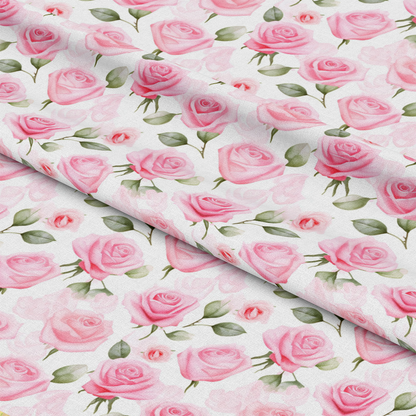 Pink Valentines Day Pattern 10 Quilting Cotton Fabric