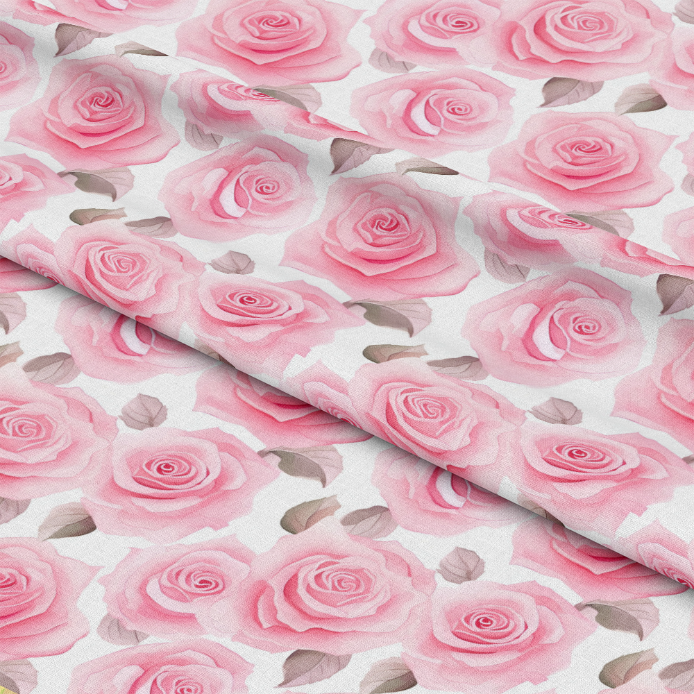 Pink Valentines Day Pattern 7 Quilting Cotton Fabric
