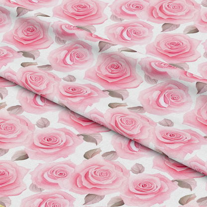Pink Valentines Day Pattern 7 Quilting Cotton Fabric