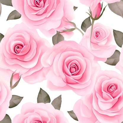 Rosewater Romance Pattern 9 Minky Fabric